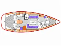 Bavaria 37 Cruiser - Layout image