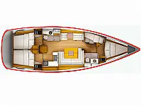 Sun Odyssey 449 - Layout image