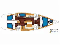 Beneteau 50 - Layout image