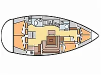 Bavaria 44 - Layout image