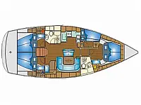 Bavaria 46 - Layout image