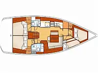 Oceanis 46 - Layout image