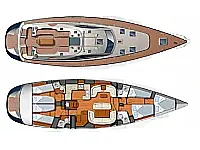 Sun Odyssey 54DS - Layout image