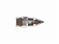 Bavaria 37 Cruiser - Layout image
