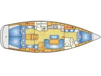 Bavaria 40 Cruiser S - Layout image