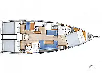 Sun Odyssey 410 - Layout image