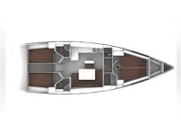 Bavaria 46 Cruiser - Layout image