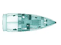 Sun Odyssey 349 - Layout image