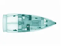 Sun Odyssey 349 - Layout image