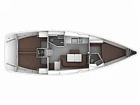 Bavaria Cruiser 41 - Layout image