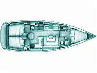 Sun Odyssey 419 - Layout image