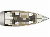 Dufour 460 Grand Large - Layout image