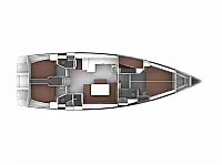 Bavaria  Cruiser 51 - Layout image