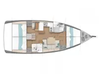 Sun Odyssey 440 - Layout image