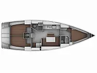 Bavaria 40 - Layout image