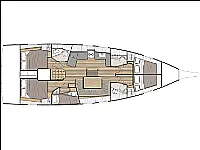 Oceanis 46.1 - Layout image