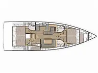 Oceanis 51.1 - Layout image