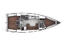 Bavaria Cruiser 41  - Layout image