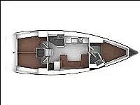 Bavaria Cruiser 41  - Layout image