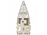 Hanse 458 - Layout image