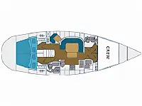 Elan 45 - Layout image