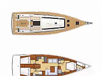 Oceanis 55 - Layout image