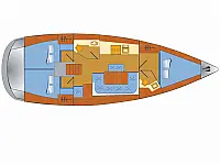 Bavaria Cruiser 41 - Layout image