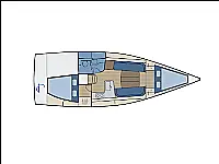 Dehler Varianta 37 - Layout image