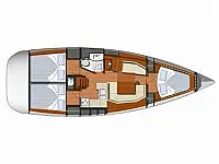 Bavaria 37 Cruiser - Layout image