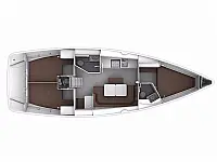 Bavaria Cruiser 41S Performance - Layout image