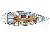 Bavaria 50 cruiser  - Layout image