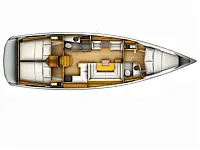 Sun Odyssey 419 - Layout image