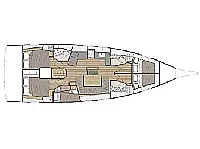 Beneteau Oceanis 46.1 - Layout image