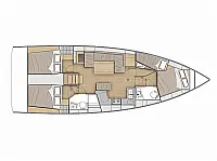 Oceanis 40.1 - Layout image