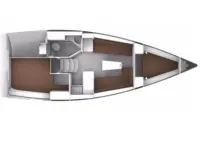 Bavaria Cruiser 34 - Layout image