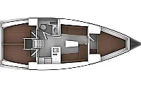 Bavaria Cruiser 37 - Layout image