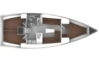 Bavaria Cruiser 37  - Layout image