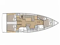 Oceanis 40.1 - Layout image