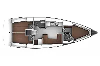 Bavaria Cruiser 41 - Layout image