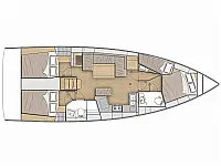 Oceanis 40.1 - Layout image