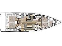 Oceanis 51.1 - Layout image