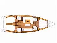 Sun Odyssey 479 - Layout image