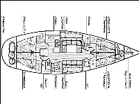 Gib Sea 44.2 - Layout image