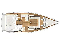 Dufour 360 GL - Layout image