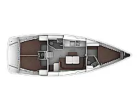 Bavaria Cruiser 41 - Layout image