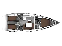 Bavaria Cruiser 46 - Layout image