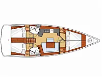 Oceanis 45 - Layout image