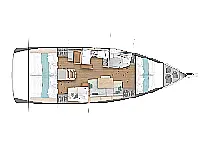 Sun Odyssey 440 - Layout image