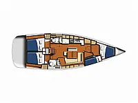 Oceanis 43 - Layout image