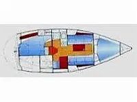 Bavaria 32 Holiday - Layout image